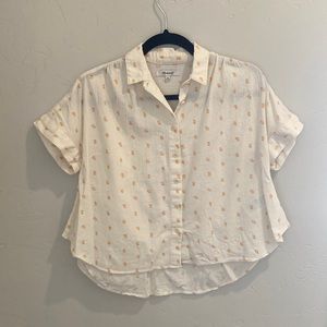Floral Print Madewell Button Up Size XS